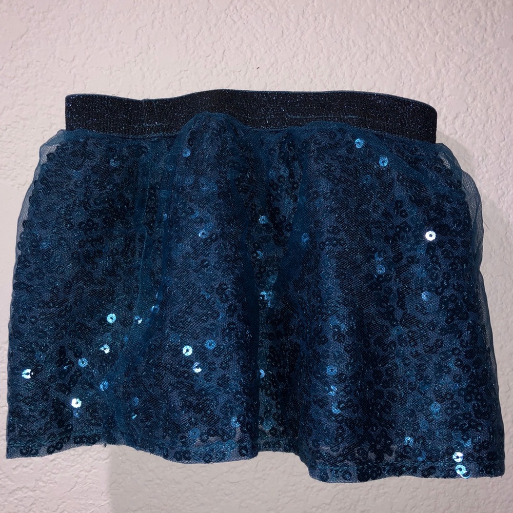 Navy Blue Short Skirt